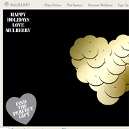 British retailer Mulberry launched its new mobile application on Monday