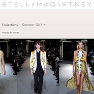 Stella McCartney's redesigned Web site