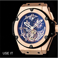 The new Hublot iPad application lets consumers design their own watches