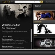 Gilt for Chrome Web application