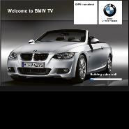 Screenshot of BMW TV