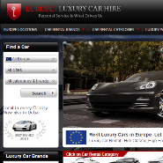 Ferraris are offered for rent via the Web site