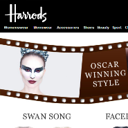 Harrods pushes products via Oscar-inspired looks