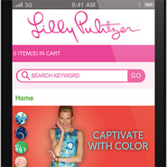 Lilly Pulitzer's mobile site