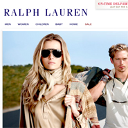 Ralph Lauren recently relaunched its new site