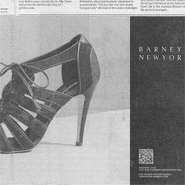 Barneys QR code ad in the New York Times