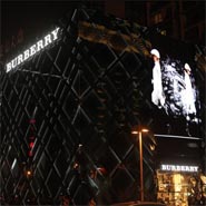 Burberry uses video to launch new flagship store