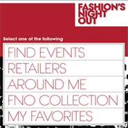 Fashion's Night Out app
