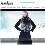 Neiman Marcus ecommerce site