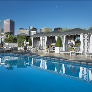 The Peninsula Beverly Hills rooftop pool 