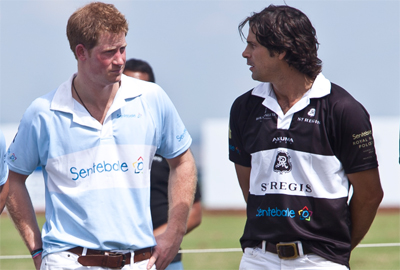 prince harry and Nacho Figueras