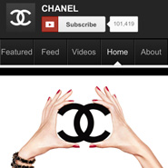 Chanel YouTube channel on smartphones