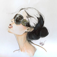Illustration for Armani by Jessica Rae Sommer
