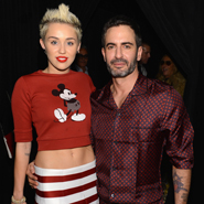 Miley Cyrus with Marc Jacobs