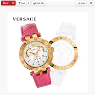 Versace's V-Race watch on Pinterest