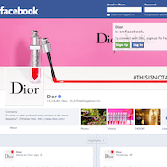 Dior Facebook page