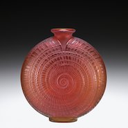 Lalique "Escargot" on display at the Corning Museum of Glass