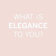 Ferragamo asks "What is elegance to you?" 