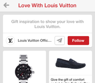 Louis Vuitton Pinterest board for Father's Day 