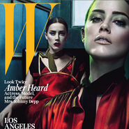 Amber Heard on the cover of W June/July 