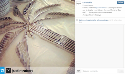 Christofle Art of Table Instagram