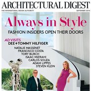 September cover of Architectural Digest 