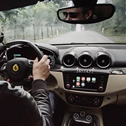Ferrari's Apple CarPlay system