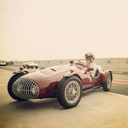 Instagram image from Maserati centennial event at Circuito del Lago