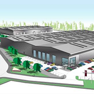 Illustration of logistics center