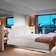 Guest room at SLS Hotel, a Luxury Collection hotel in Beverly Hills
