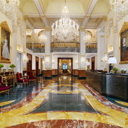 Vienna's Hotel Imperial's restored lobby 