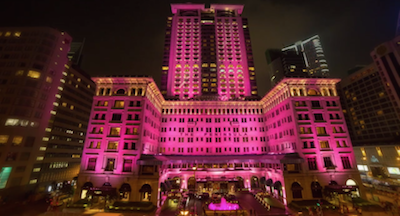 Peninsula Hong Kong in Pink