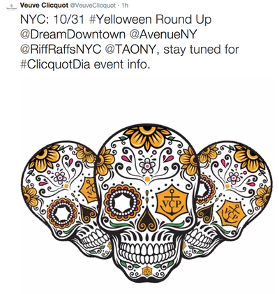 veuve.day of dead event nyc