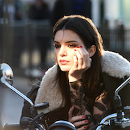 Behind the scenes on an Estée Lauder ad shoot with Kendall Jenner. Photo courtesy of Estée Lauder.