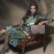 Gucci cruise 2015 campaign image featuring Flora Knight