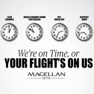 Magellan Jets guarantees on-time departures  