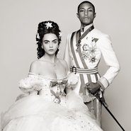Pharrell Williams and Cara Delevingne in Chanel's Reincarnation 