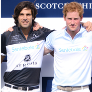 Nacho Figueras and Prince Harry for St. Regis