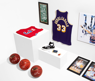 Bloomingdale's NBA memorabilia