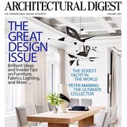 Architectural Digest's January 2015 cover 