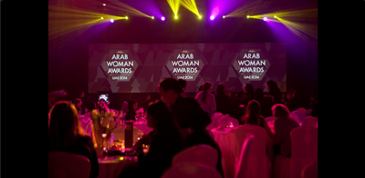 fragrance du bois.UAE Arab Women Awards2014