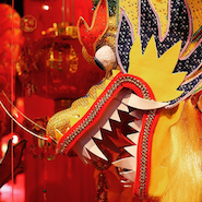 Window at Saks Fifth Avenue in New York for Chinese New Year