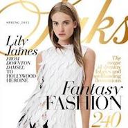 Cover of Saks spring 2015 women's magalog issue