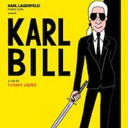 Karl Lagerfeld as Kill Bill 