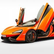 McLaren's 570S was revealed at the auto show