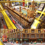 Harrods made from Lego 