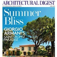 Architectural Digest's June 2015 cover 
