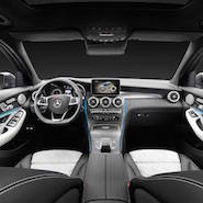 Inside a Mercedes GLC 