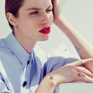 Tali Lennox for Cartier's feature with Refinery29
