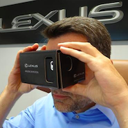 Lexus RC F virtual reality app